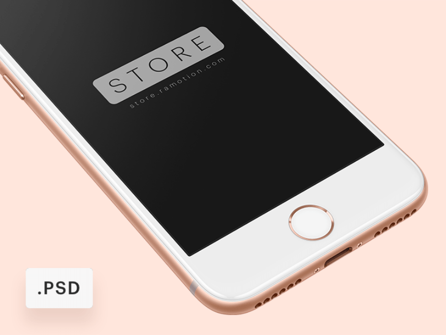 Discover 11 iphone 8 mockup designs on dribbble. 25 Best Iphone 8 Mockups And Templates For Free Download Psd Sketch By Trista Liu Ux Planet