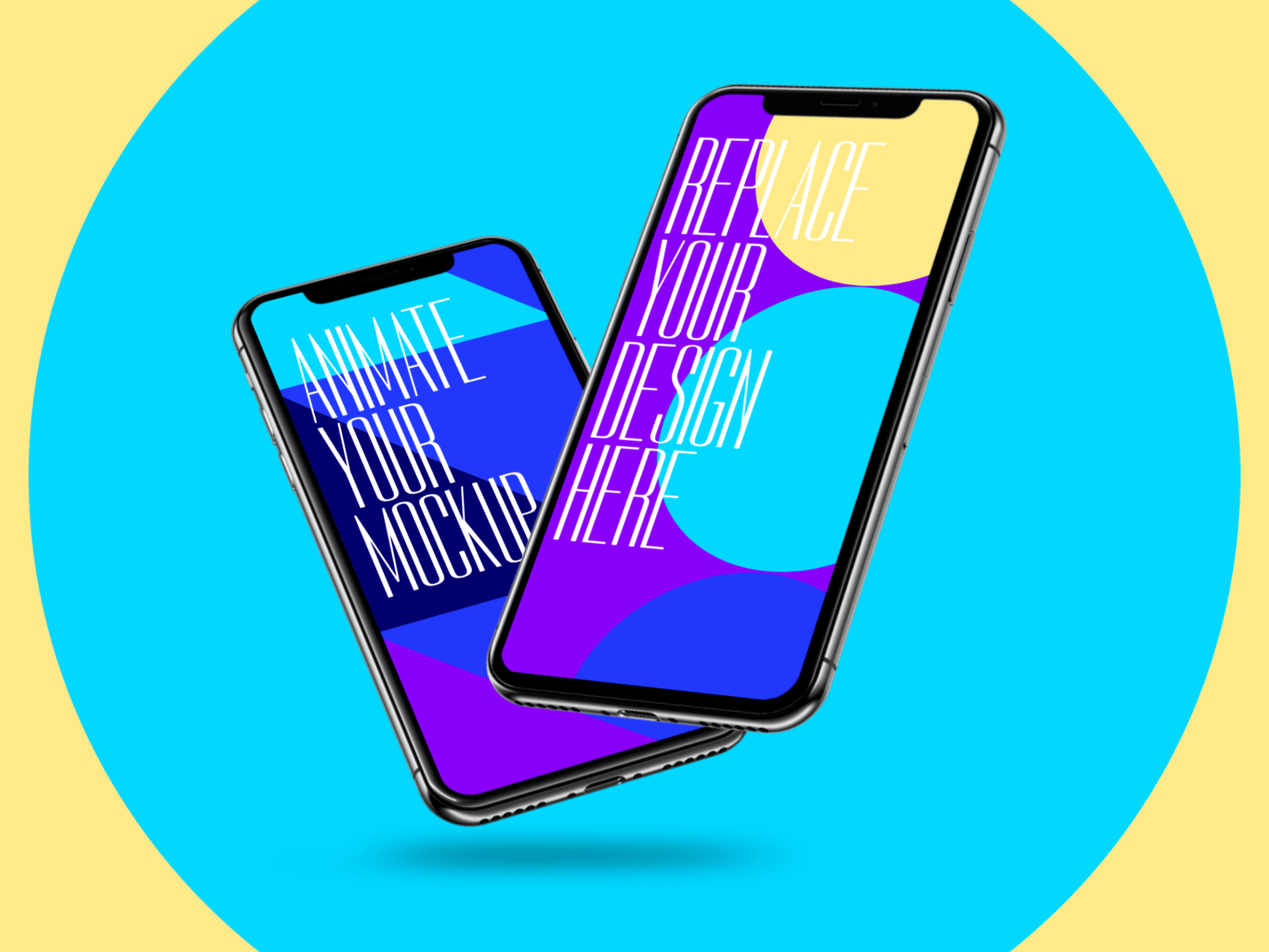 Mockup is very easy to customize thanks to smart . Free Iphone Mockup Animation Template