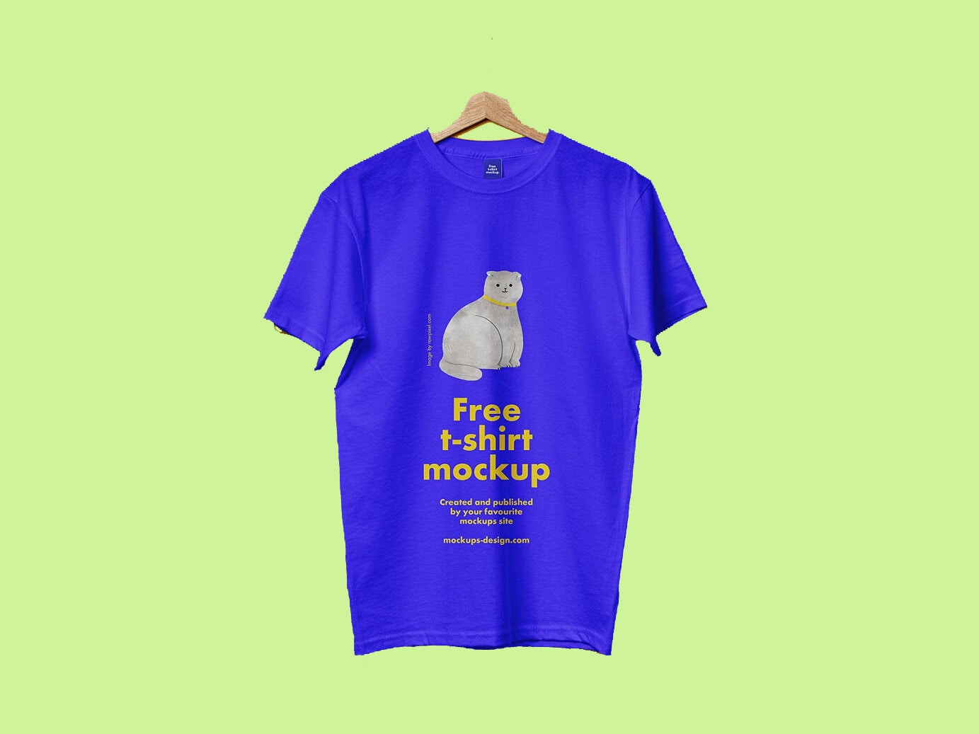 4000 x 3000 px dimension. Free Hanging On Hanger T Shirt Mockup Psd Template