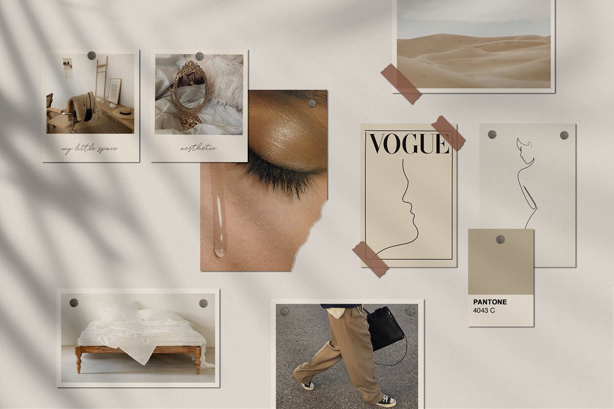 All resources · mood board · moodboard template · moodboard mockup · mood board template · collage · scrapbook · vision board · brand board · board · mockup . The Best Stationery Design Mockups Patti Murphy