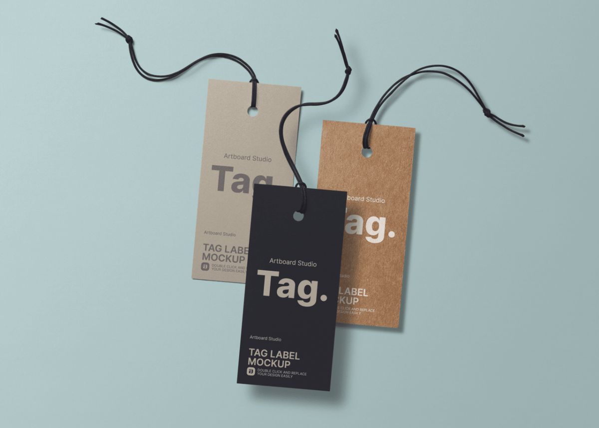 Find & download free graphic resources for label mockup. Tag Label Mockup Template