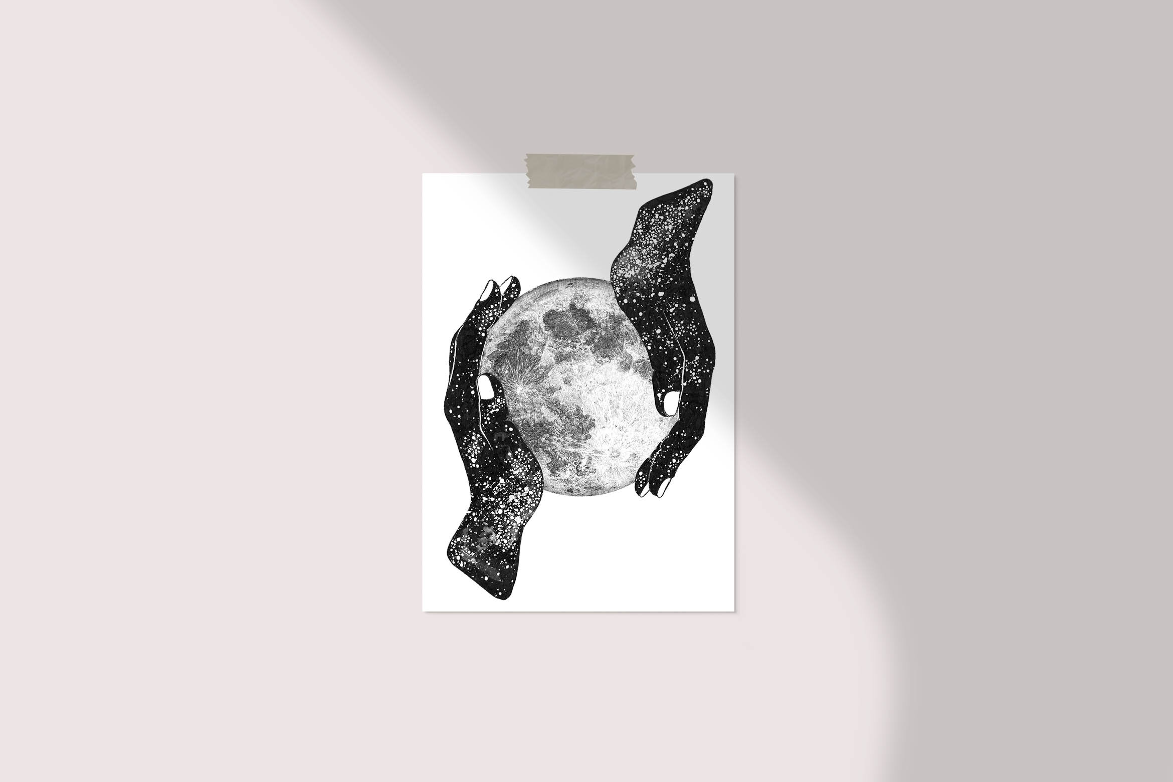 On a search for some free art & posters mockups? Magic Of The Universe Fine Art Print Ecmazur