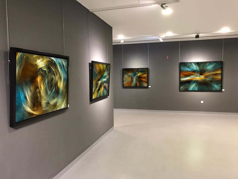 With six diffetent poster frames. 1000 1 Free Graphics Four Frames Art Gallery Mockup Psd Template