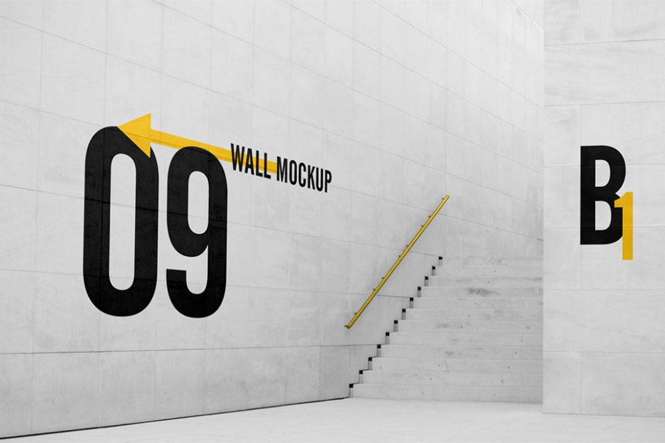 33+ Download Mockup Wall&nbsp;PSD