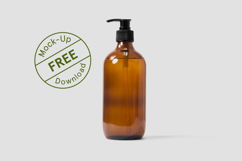 15+ Download Pump Bottle Mockup Free PSD