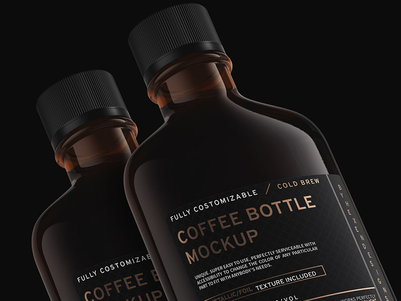 38+ Download Alcohol Bottle Mockup Free PSD