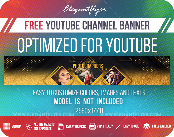 45+ Download Youtube Banner Mockup Free PSD