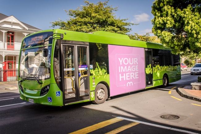 40+ Download Bus Advertising Mockup Free&nbsp;PSD