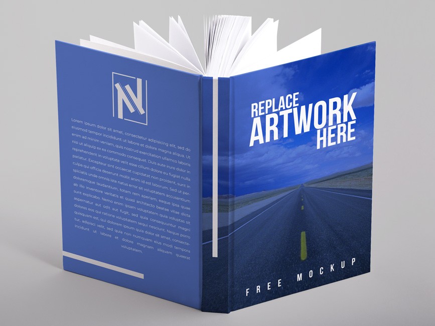 20+ Download Book Cover Design Mockup Psd Free&nbsp;PSD