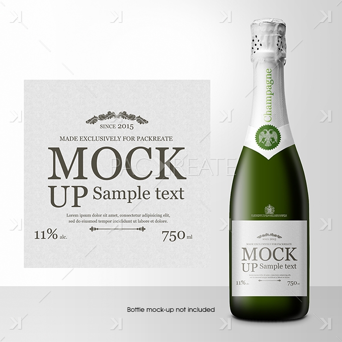45+ Download Bottle Label Mockup Psd Free PSD