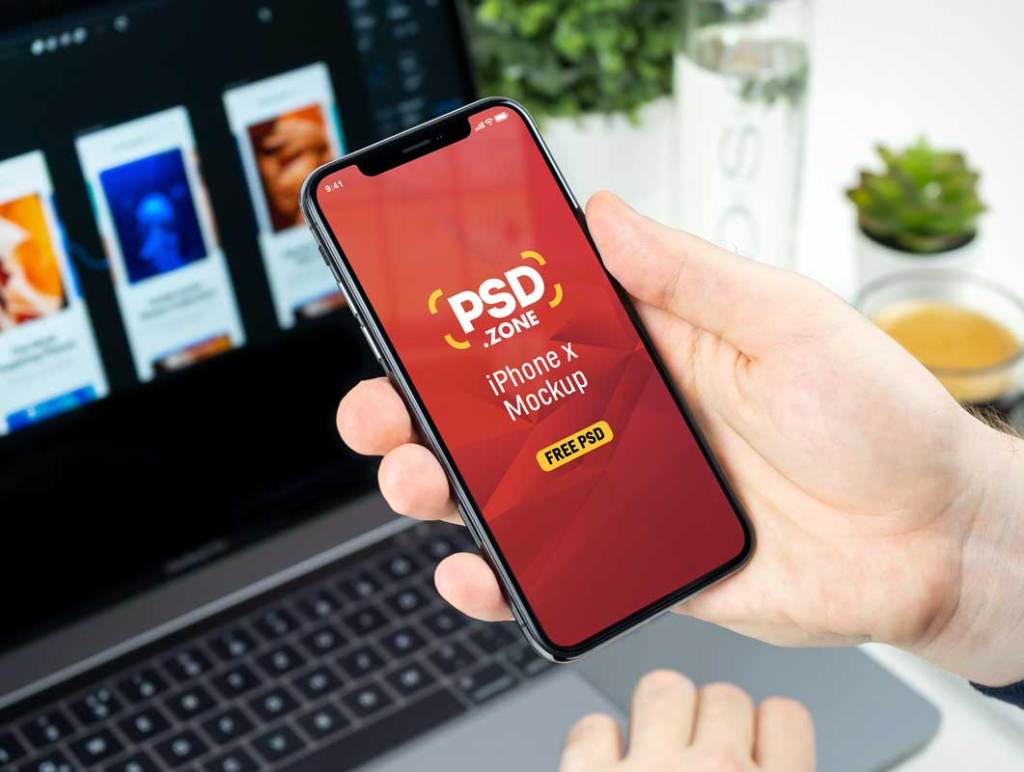 50+ Download Phone App Mockup&nbsp;PSD