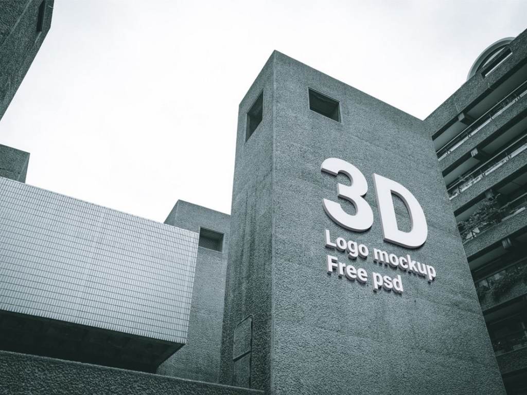 11+ Download 3D Wall Logo Mockup Maker&nbsp;PSD