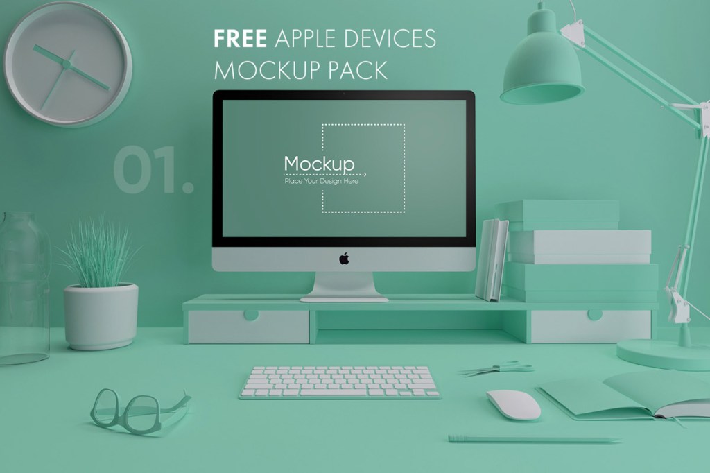 39+ Download Apple Devices Mockup Illustration&nbsp;PSD