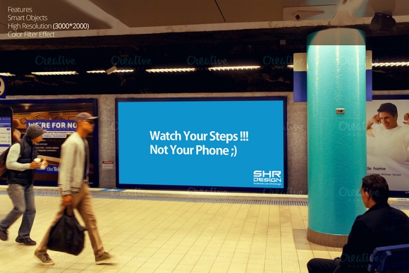 Center road billboard mockup psd free. 50 Subway Ad Mockup Advertising Billboard Design Candacefaber