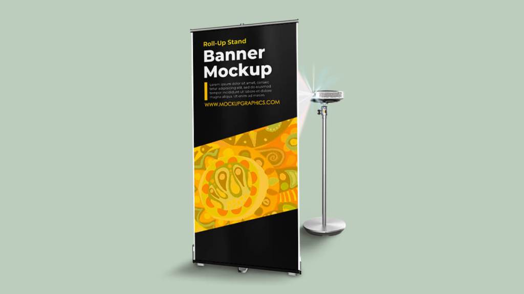 26+ Download Rollup Banner Mockup Psd Free&nbsp;PSD