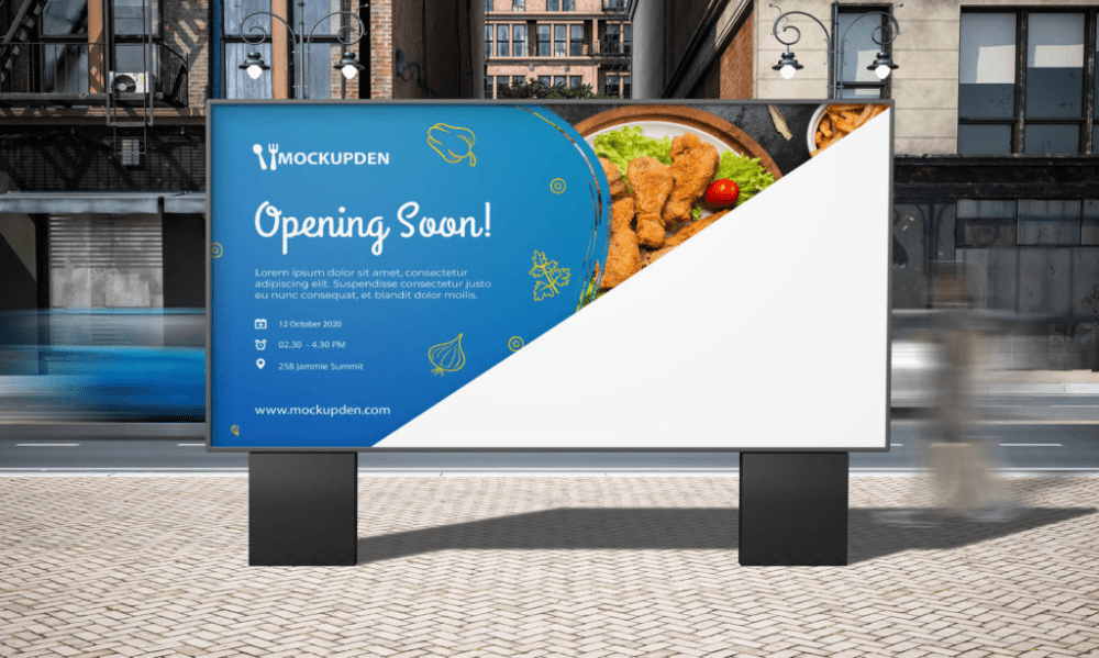 34+ Download Construction Fence Banner Mockup Free&nbsp;PSD